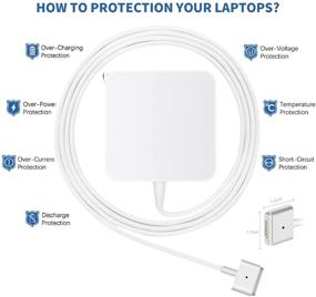 img 1 attached to 85w T-Tip Power Adapter Compatible with Mac Book Pro 13 inch and 15 inch Display (After 2012)