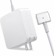 85w t-tip power adapter compatible with mac book pro 13 inch and 15 inch display (after 2012) logo