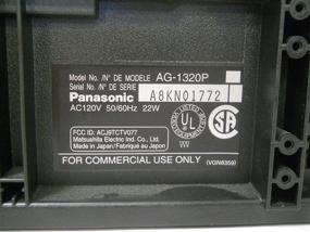 img 1 attached to Panasonic AG-1320 Видеомагнитофон Pro Line Super 4 Head SQPB VHS Видеоплеер-магнитофон VCR