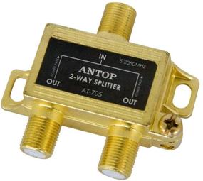 img 4 attached to 📺 ANTOP 2-путевой телевизионный разветвитель сигнала - высокопроизводительный цифровой коаксиальный кабельный разветвитель (Модель: 43235-116317) для спутникового/кабельного телевидения - 2ГГц-5-2050МГц