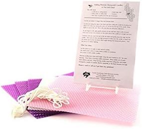 img 1 attached to 🕯️ Advent Taper Candle Making Kit with Beeswax - Create Your Own Advent Candle Set