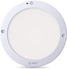 img 4 attached to 💡 S NMT Motion Sensor LED Ceiling Light 1200 Lumens, 100W Equivalent for Laundry Rooms, Stairs, Basements, Toilets, Porches, Closets, Hallways, Indoor & Outdoor, Warm White 3000K