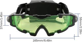 img 1 attached to Goggles Adjustable Flip Out Childrens Bicycling