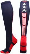 🧦 seo-optimized over the calf socks: patriot usa flag stars and stripes design logo