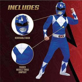 img 2 attached to 🦁 Mighty Morphin Power Rangers Classic Costume