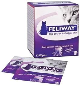 img 1 attached to Feliway Adaptil 🐱 Cat Comfort Wipes, 12 Count