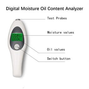 img 1 attached to 📊 FATUXZ Portable Digital Skin Analyzer Pen with LCD Display - Skin Detector, Moisture Tester & Oil Analysis Machine for Travel, Home, Beauty Salon - Skin Care Monitor