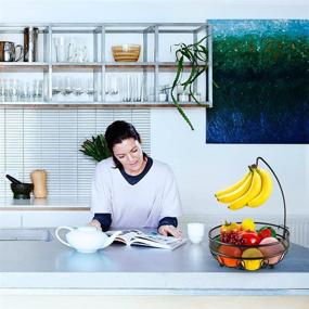 img 2 attached to 🍌 Bextsrack Basket Banana Kitchen Counter: Organize Your Countertop in Style