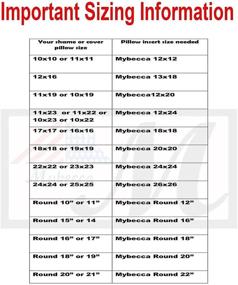 img 3 attached to 🛏️ Премиумная американская гипоаллергенная подушка с бортиками для наволочек, белого цвета - 6 x 16 дюймов