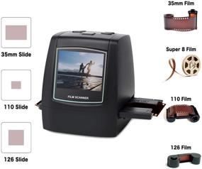img 3 attached to 📷 DIGITNOW 22MP Film Scanners: Convert 126KPK/135/110/Super 8 Films, Slides &amp; Negatives into Digital Photos, All in One Scanner with 2.4&#34; LCD Screen and 128MB Built-in Memory