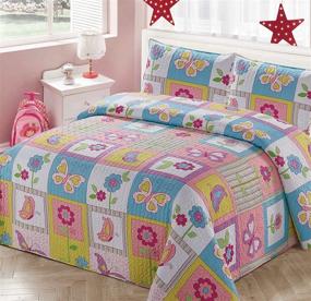 img 1 attached to 🛏️ Kids Zone Home Linen Bedspread: Premium Bedding for Kids' Bedrooms at Kids' Home Store