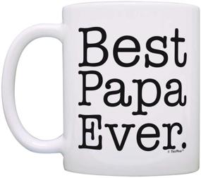 img 3 attached to 👨 Best Papa Ever: Father's Day and Birthday Gift Coffee Mug Tea Cup in White