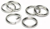 💍 silver cousin jewelry basics - 200-piece 8mm open/close jump ring set logo