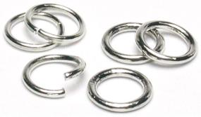 img 1 attached to 💍 Silver Cousin Jewelry Basics - 200-Piece 8mm Open/Close Jump Ring Set