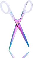 🎁 draymond story 7-inch multicolored acrylic office scissors - desktop stationery ideal for wife's birthday gift ideas and more logo