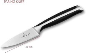 img 1 attached to Culina Pro 3-Piece Set of Forged German Steel Knives - Ideal Starter Kit