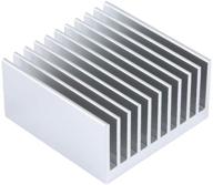 🔥 high-performance aluminum heat sink 40 x 40 x 20mm for efficient cooling of 3d printers, tec1-12706 peltier cooler, chipset cpu led power a logo