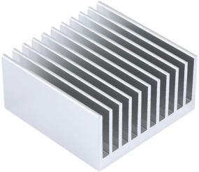 img 4 attached to 🔥 High-performance Aluminum Heat Sink 40 x 40 x 20mm for Efficient Cooling of 3D Printers, TEC1-12706 Peltier Cooler, Chipset CPU LED Power A