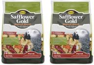 корм для попугаев "higgins safflower gold", мешки по 3 фунта, упаковка из 2 штук - оптимизируйте питание своего попугая! логотип