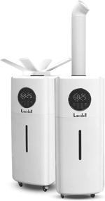 img 4 attached to 🌬️ LACIDOLL Large Humidifiers: Whole-House Style Commercial & Industrial Humidifier for 2000 sq.ft, 5.5Gal Plant Humidifier with Cool Mist, Top Fill, Dual 360° Nozzles, and 3 Speed Settings