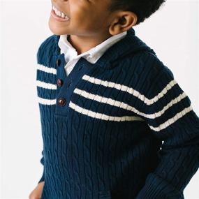 img 2 attached to Hope Henry Boys Hooded Sweater Boys' Clothing for Fashion Hoodies & Sweatshirts
