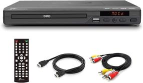 img 4 attached to 📀 Mediasonic HW210AX CD / DVD Player – All Region DVD Players for Home with HDMI / AV Output, USB Multimedia Player Function, Upscaling to 1080P, High Speed HDMI 2.0 & AV Cable Included