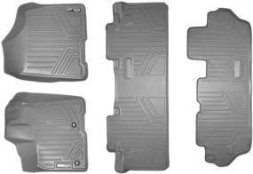 img 4 attached to SMARTLINER Custom 2013 2019 Toyota Passenger Interior Accessories for Floor Mats & Cargo Liners