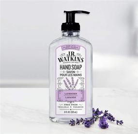 img 1 attached to 🧼 J.R. Watkins Gel Hand Soap 3-Pack: Lavender Scented Liquid Hand Wash for Bathroom or Kitchen | Made in USA | Cruelty Free | 11 fl oz