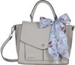 steve madden winston top handle satchel women's handbags & wallets logo