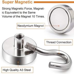 img 3 attached to 🧲 Magnificent Neodymium Magnetic Kitchen Toolset for Enhanced Workplace Efficiency
