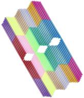 🎨 bulk pack of 120 multicolored glitter bling-bling mini hot melt glue sticks (0.28in x 4in) for diy coloring - 12 colors logo