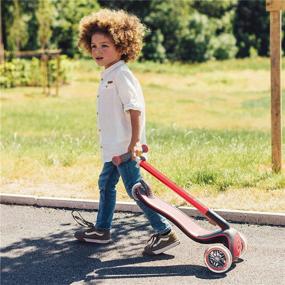img 1 attached to 🛴 Globber Elite Deluxe 3-Wheel Scooter for Kids with Solid Deck and Anodized TBAR