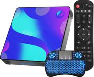 📺 android tv box 11.0 - x88pro10 android box, rk3318 ultra hd 4k hdr tv box with 4gb ram 64gb rom. supports dual band wifi 2.4g/5.8g, bt 4.0, ethernet. includes backlit mini keyboard. logo