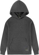 👕 alaviking kids soft brushed fleece hooded sweatshirts: comfortable active pullover hoodies for boys and girls, ages 3-12 logo