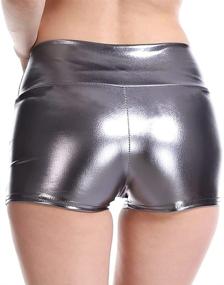 img 2 attached to Metallic Festival Bottoms for Women - PrettyGuide Women's Clothing for Swimsuits & Cover Ups