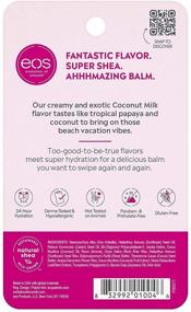 img 3 attached to 🥥 EOS Super Soft Shea Lip Balm with Coconut Milk - Pack of 3, 0.25 oz