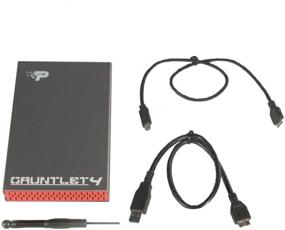img 4 attached to 📁 Patriot Gauntlet 4: Sata III USB 3.1 Gen 2 / Type-C External Hard Drive HDD & Solid State Drive SSD Enclosure (PCGT425S)