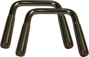 img 1 attached to 🛠️ (2 Pack) EZGO Leaf Spring U Bolts for Electric Medalist/Txt Golf Cart (94+), Part #72618G01