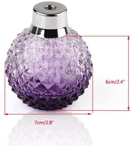 img 2 attached to 💎 yueton 100ml Classic Crystal-inspired Refillable Perfume Atomizer Spray Bottle