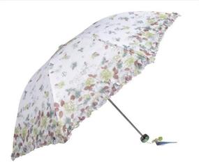 img 3 attached to Optimal Sun Protection Folding Umbrella with Lightweight Sunblock Underside