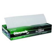 dixie glenvale medium-weight dry waxed deli paper by gp pro (georgia-pacific), g12, white, 10.75 x 12 inches, 6,000 count (case of 12 boxes, 500 sheets per box) logo