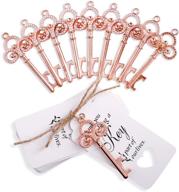 yimil skeleton key bottle opener: elegant rose gold wedding favors gift set for guests - 24 sets with tag card included логотип