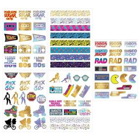 img 1 attached to Retro Theme Temporary Tattoos Pages