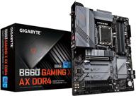 🎮 gigabyte b660 gaming x ax ddr4 atx motherboard - intel lga 1700, triple m.2, pcie 4.0, usb 3.2 gen2 type-c, wifi 6e 802.11ax, 2.5gbe lan, gaming motherboard logo