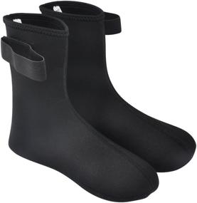 img 4 attached to 🏄 Vishusju 3mm Neoprene Fin Socks: Ideal for Water Sports, Diving, Surfing