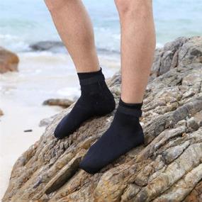 img 3 attached to 🏄 Vishusju 3mm Neoprene Fin Socks: Ideal for Water Sports, Diving, Surfing