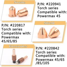 img 2 attached to 🔌 AxPower Electrodes for Hypertherm Powermax: Boosted Compatibility for Enhanced Performance