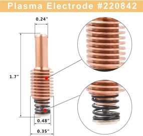 img 1 attached to 🔌 AxPower Electrodes for Hypertherm Powermax: Boosted Compatibility for Enhanced Performance