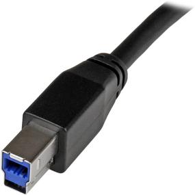 img 2 attached to 🔌 StarTech.com 5м активный USB 3.0 USB-A к USB-B кабель - Высокоскоростной передачи данных - 15 футовый USB A к B кабель - USB 3.1 Gen 1 - 5 Гбит/с - Черный