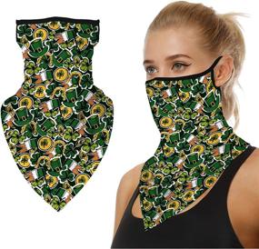 img 4 attached to 🎄 Ainuno Christmas Mask for Men and Women - Funny Xmas Face Bandana Mask for Face Covering